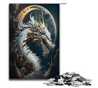 Adult Jigsaw Puzzles 1000 Pieces Brave Dragon Home Decoration Puzzle Toys Deal As Gifts for The Whole Family 75x50cm