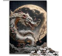 Adult Jigsaw Puzzles 1000 Pieces Brave Dragon Jigsaw Puzzles for Adults 1000 Making It A Great Gift for Family Fun (Size 50x75cm)