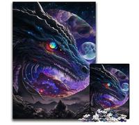 Adult Jigsaw Puzzles 1000 Pieces Brave Dragon Puzzles for Adults DIY Decoration, Brain Challenge, for Adult, Family, 50x75CM/19.68x29.52inch