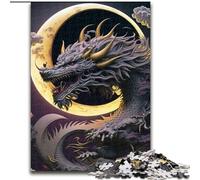 Adult Jigsaw Puzzles 1000 Pieces Brave Dragon Puzzles for Adults size 50x75cm Home Decor Brain Teaser Game for Teenagers & Family Interaction