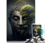 Adult Jigsaw Puzzles 1000 Pieces Buddha in Nature 1000 Pieces for Adults,Educational Games Home Decoration Birthday Present, Gifts, Wall Art (size 38x26cm)