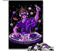 Adult Jigsaw Puzzles 1000 Pieces Buddha Psychedelic DJ Jigsaw Puzzle Made of cardboard, Gift for Men And Women, Daily & Special Occasion 1000pcs(26x38cm)