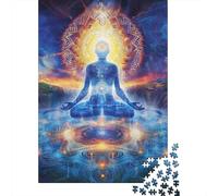 Adult Jigsaw Puzzles 1000 Pieces Buddha Statue Paper Puzzle for Adults And Teenager Home Decoration Puzzle Toys 1000pcs (38x26cm)