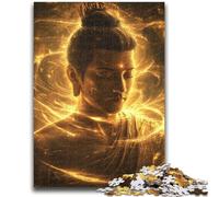 Adult Jigsaw Puzzles 1000 Pieces Buddha Statues Adult Puzzles,Learning Educational Toys Family Games Unique Birthday And Gifts (75x50cm)
