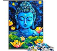 Adult Jigsaw Puzzles 1000 Pieces Buddha Statues Brain Teaser Game Educational Game for Birthday, Chrismas for for Age 14 50x75cm