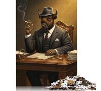 Adult Jigsaw Puzzles 1000 Pieces Buffalo Crime Lord Puzzles for Adults Teenagers Teenager Man Woman Gift 1000pcs (75x50cm)