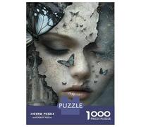 Adult Jigsaw Puzzles 1000 Pieces Butterfly Dreams Fantasy Art Jigsaws for Adults Brain Teaser Game A Work of Art Educational Challenge 38x26cm/1000pcs