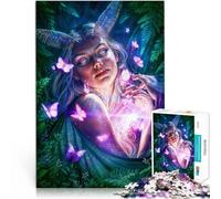 Adult Jigsaw Puzzles 1000 Pieces Butterfly Empress Made of cardboard for and from 14 years and over fun games for families Difficult Hard Gifts for Women Men 。size:38x52cm/14.96x20.47inch