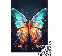 Adult Jigsaw Puzzles 1000 Pieces Butterfly Fire Wood Jigsaw Puzzles for Adults Educational Game Challenge Toy 1000pcs (75x50cm)