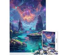 Adult Jigsaw Puzzles 1000 Pieces Celestial Ocean of Dreams Jigsaws for Adults Puzzle Pattern Assembly Fun Activities at Home Birthday And Unique Gifts (50x75cm)