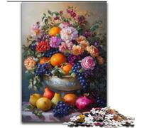 Adult Jigsaw Puzzles 1000 Pieces Ceramic Still Life Challenging Puzzles 50X75CM Fun at Home Activities, Birthday Present, Travel Gifts