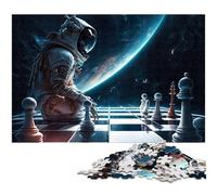 Adult Jigsaw Puzzles 1000 Pieces Chess Universe The Jigsaw Puzzle with Matching Poster And Trivia Sheet (Size 75x50cm)