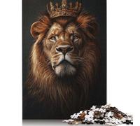 Adult Jigsaw Puzzles 1000 Pieces Christian Lion Wood Jigsaw Puzzles for Adults Educational Game Challenge Toy 1000pcs (75x50cm)