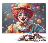 Adult Jigsaw Puzzles 1000 Pieces Circus Clown Kids Room Wooden Puzzles for Adults Puzzles Brain Teaser Puzzle 1000pcs (75x50cm)