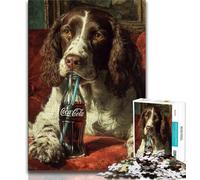 Adult Jigsaw Puzzles 1000 Pieces Cocker Spaniel 1000 Pieces for Adults,Educational Stress Relief Toy Gifts for Friends And Family (size 38x26cm)
