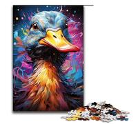 Adult Jigsaw Puzzles 1000 Pieces Color Painting Duck Home Decoration Puzzle Toys Deal As Gifts for The Whole Family 75x50cm