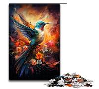 Adult Jigsaw Puzzles 1000 Pieces Color Painting Hummingbird Home Decoration Puzzle Toys Deal As Gifts for The Whole Family 75x50cm