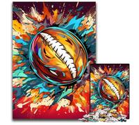 Adult Jigsaw Puzzles 1000 Pieces Colorful American Football Jigsaw Puzzles for Adults High-Difficulty Brain Teaser for Teenagers 50x75CM/19.68x29.52inch