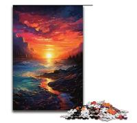 Adult Jigsaw Puzzles 1000 Pieces Colorful And Fantastic Sunset Spectacle Home Decoration Puzzle Toys Deal As Gifts for The Whole Family 1000 PCS(38x26cm)