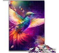 Adult Jigsaw Puzzles 1000 Pieces Colorful Art Hummingbird Difficult Puzzles for Adults Family Interactive Game, Craft Gift with Colorful Artwork size : 50x75cm