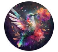 Adult Jigsaw Puzzles 1000 Pieces Colorful Art Hummingbird Puzzles for Adults Challenging Brain Teaser,Family Activity,Home Decor, (67.5x67.5cm)