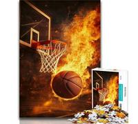 Adult Jigsaw Puzzles 1000 Pieces Colorful Basketball 1000 Piece Puzzle,Challenging Family Activity Games DIY Toy for Home Wall Decor Gifts (size 75x50cm)