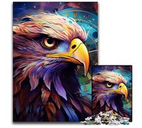 Adult Jigsaw Puzzles 1000 Pieces Colorful Eagle cardboard Jigsaw Puzzles for Adults Home Activity for Holidays, Birthdays, And Family Game Nights 26X38CM/10.23x14.96inch