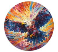 Adult Jigsaw Puzzles 1000 Pieces Colorful Eagle Cardboard Puzzles for Birthdays,Christmas,Halloween,Thanksgiving,Easter 67.5x67.5cm