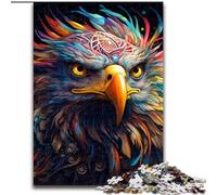 Adult Jigsaw Puzzles 1000 Pieces Colorful Eagle Puzzles for Adults size 26x38cm Relaxing Entertainment, Home Decor