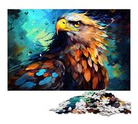 Adult Jigsaw Puzzles 1000 Pieces Colorful Fantasy Falcon Puzzle for Adults Paper Jigsaw Home Decoration 1000 PCS(38x26cm)
