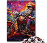 Adult Jigsaw Puzzles 1000 Pieces Colorful Motorcycles Puzzles,Challenging Family Activity Games DIY Toy for Home Wall Decor Gifts (26x38cm)