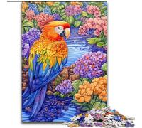 Adult Jigsaw Puzzles 1000 Pieces Colorful Parrot Challenging Puzzles 50X75CM Fun at Home Activities, Birthday Present, Travel Gifts