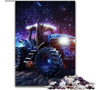 Adult Jigsaw Puzzles 1000 Pieces Colorful Tractor 1000Pc Adults Jigsaw Puzzle Challenging Brain Teaser, Family Game Night (Size 26x38 cm)
