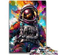 Adult Jigsaw Puzzles 1000 Pieces Colourful Astronauts Adult Jigsaw,Stress Reliever Difficult Challenge Unique Home Decor And Gifts (50x75cm)