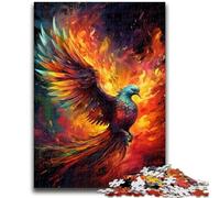 Adult Jigsaw Puzzles 1000 Pieces Colourful Phoenix Art 1000 Pieces for Teenagers,Birthday Present, Gifts, Wall Art for Age 14 Years Up (26x38cm)
