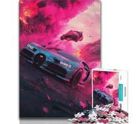 Adult Jigsaw Puzzles 1000 Pieces Cool Sports Car,Help The Brain Exercise Addictive Toys to Cultivate Patience Perfect Decoration 38x26cm