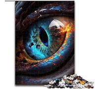Adult Jigsaw Puzzles 1000 Pieces Cosmic Elder Dragons Sight, for 14+ For Family Fun & Game Night Artists' Collection, Fine Arts (Size 26x38cm)