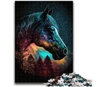 Adult Jigsaw Puzzles 1000 Pieces Cosmic Horse for And from 14 Years And over Play Toys Because It Is Ideal As A Gift for The Whole Family 50x75cm