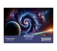 Adult Jigsaw Puzzles 1000 Pieces Cosmic Nebula Wallpaper-3 Jigsaws for Adults Toy Wall Decor Home Decoration Educational Challenge 38x26cm/1000pcs