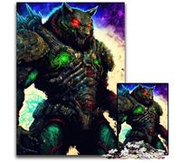 Adult Jigsaw Puzzles 1000 Pieces Cosmic Space Wolves Puzzles for Adults Brain Teaser Game, Interactive Family Game, Suitable for Ages 14+ 26X38CM/10.23x14.96inch