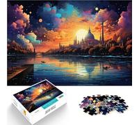 Adult Jigsaw Puzzles 1000 Pieces Danube river Family Fun Jigsaws 26x38cm Birthday Present Gifts Wall Art for teenager Age 14 Years Up