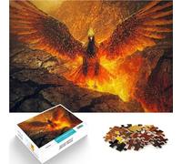 Adult Jigsaw Puzzles 1000 Pieces Dark phoenix rising Staycation: Zeit totschlagen Geburtstagsgeschenk, Geschenke, Wandkunst75x50cm