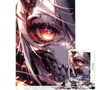 Adult Jigsaw Puzzles 1000 Pieces Death Anime Skull Girl Jigsaw Puzzles for Teenagers Pattern Assembly Difficult And Challenge Challenging Family Fun Game (38x26cm)