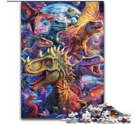 Adult Jigsaw Puzzles 1000 Pieces Dinosaur Tyrannosaurus Brain Teaser Game Educational Game for Birthday, Chrismas for for Age 14 50x75cm