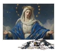Adult Jigsaw Puzzles 1000 Pieces Divine Grace Starlit Serenity Wood Jigsaw Puzzles for Adults Educational Game Challenge Toy 1000pcs (75x50cm)