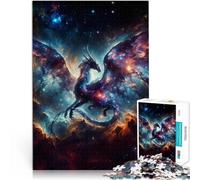 Adult Jigsaw Puzzles 1000 Pieces Dragon Constellation Art Games Toys Gift 26x38cm with Matching Poster and Trivia Sheet for ages 14+