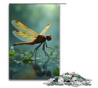 Adult Jigsaw Puzzles 1000 Pieces Dragonfly Home Decoration Puzzle Toys Deal As Gifts for The Whole Family 1000 PCS(38x26cm)