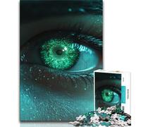 Adult Jigsaw Puzzles 1000 Pieces Dream Eyes,Decompressing Intellectual Educational Toy Is Ideal As Gifts for The Whole Family (38x26cm)