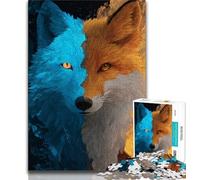 Adult Jigsaw Puzzles 1000 Pieces Eagle And Wolf Teenager Puzzles,Quiz Game Wall Decoration Unique Birthday And Xmas Gifts (size 38x26cm)