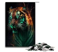 Adult Jigsaw Puzzles 1000 Pieces Elemental Lightning Tigers Home Decoration Puzzle Toys Deal As Gifts for The Whole Family 1000 PCS